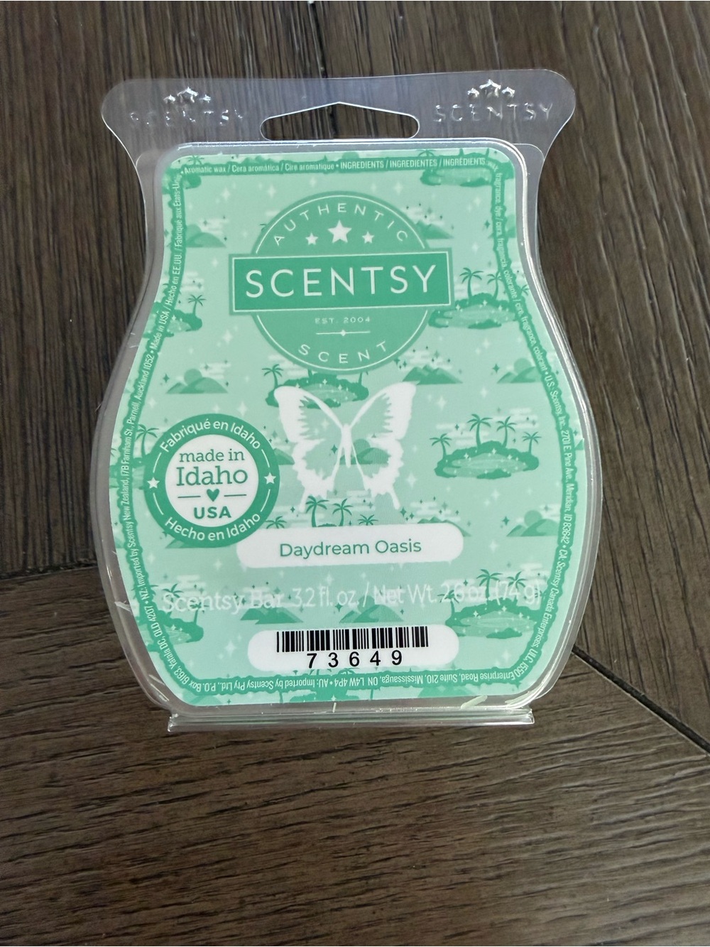 Scentsy Daydream Oasis Retired Wax Bar